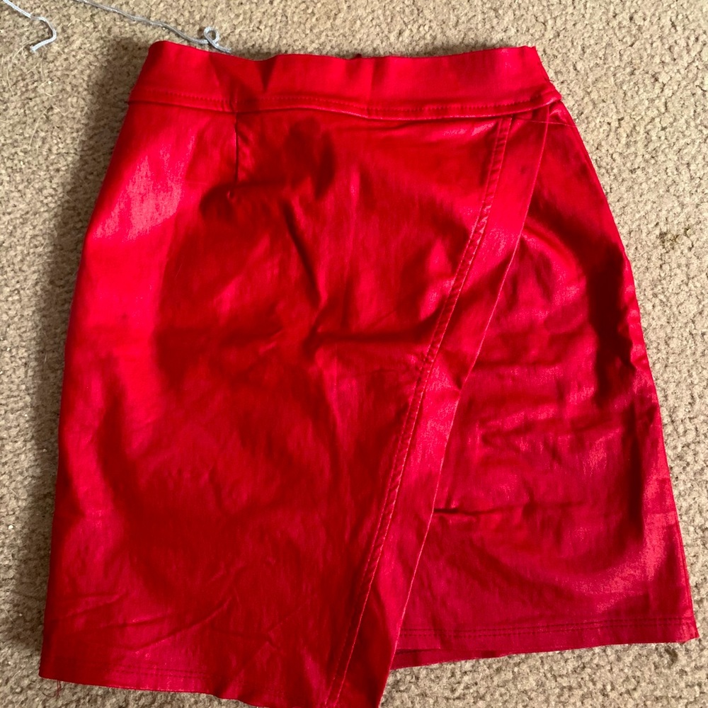 Red skirt